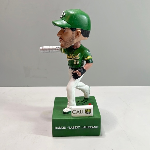 Ramon Laureano Laser Bobblehead. Oakland A’s Athletics with working soundchip - Picture 3 of 15
